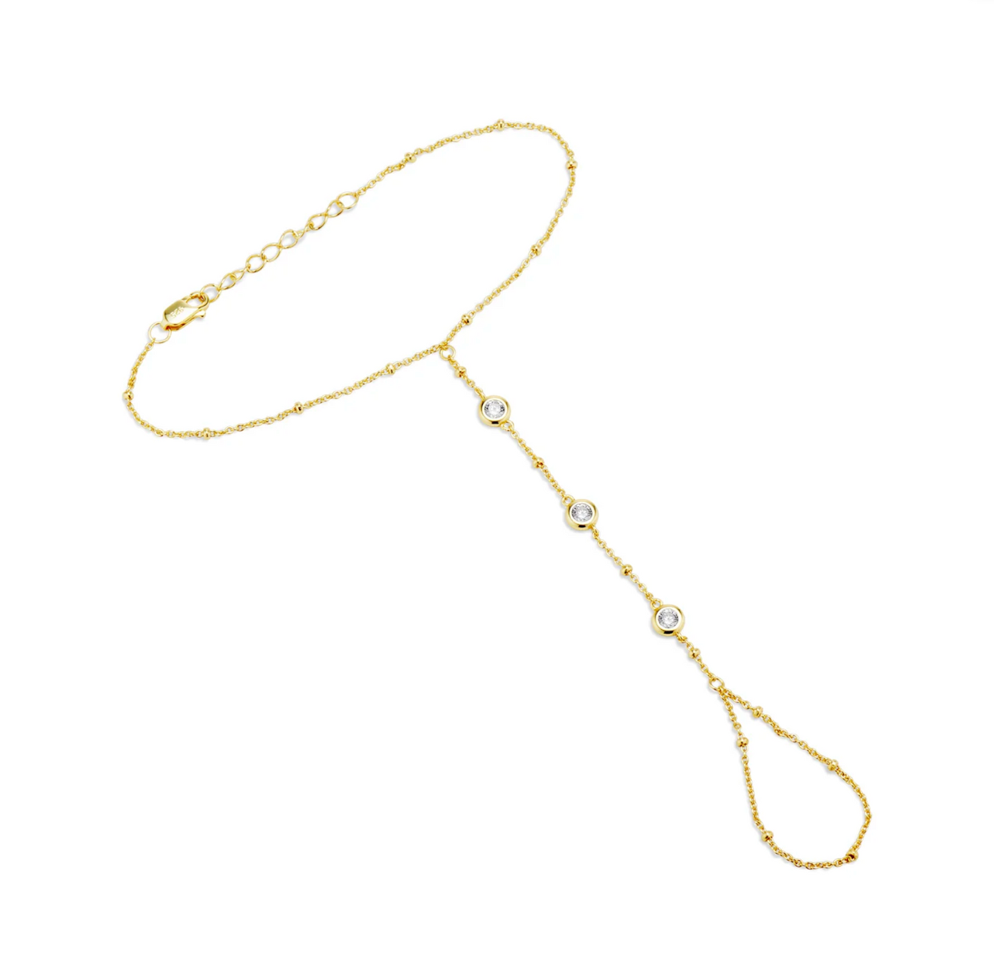 Noor Diamond Hand Chain